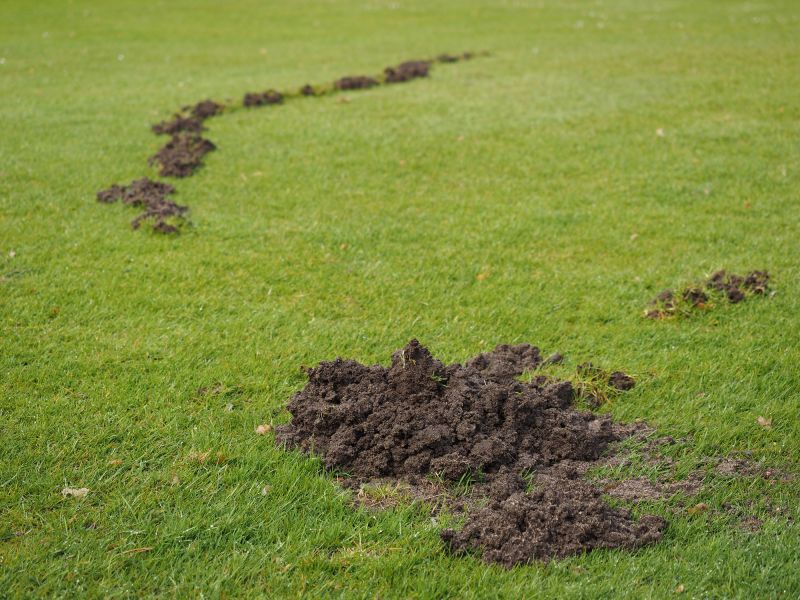 Mole Damage Signs